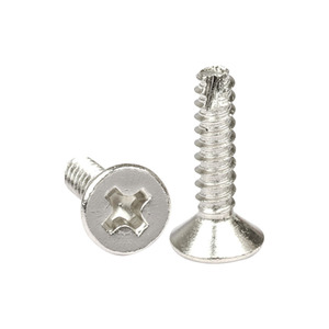 Phillips Head Self Tapping Screws M2 M3 M4 Countersunk Metal Fasteners Grade A Metric Carbon Steel Construction Use - Product Image 4
