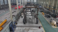 Chariot transpalette à conteneurs motorisé et mobile robuste sur pneus en caoutchouc, capacité 100 tonnes, hauteur de levage 20 m, grue de quai