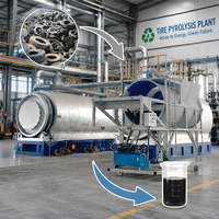 Máquina de Pirólisis para Neumáticos Usados, Refinería de Aceite, Pirólisis de Plástico y Aceite Usado, Planta de Reciclaje en Venta