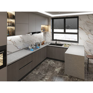 Azulejo de Cerámica de Diseño Nórdico Moderno, Piedra Sinterizada Blanca Resistente a los Ácidos, Antideslizante, para Sala de Estar, Dormitorio, Comedor Exterior de Lujo - Product Image 1