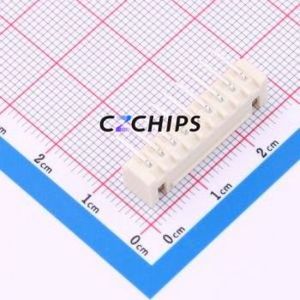 BX-HA2.54-9PWZ-GW Wire-to-Board Pin Header Bent Lead Through Hole,P=2.5mm Connector 1x9P 2.5mm Right Angle Insert 9P - Product Image 2