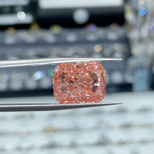 Diamants de laboratoire roses en vrac, taille coussin carrée allongée, rose foncé et rose clair, brillants, fantaisie, Starsgem - Product Image 2