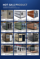 Solution d'installation rapide et assemblage facile sur site, maison portable pliable de 20 pieds, maison préfabriquée familiale
