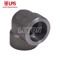 Tuyaux de lutte contre l'incendie Leyon Système de gicleurs d'incendie Raccord de tuyau Système de protection incendie ASTM A105 Coude forgé en acier au carbone