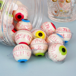 Wholesale <strong>Sour</strong> Candy Halal Snacks 3D <strong>Eyeball</strong> <strong>Gummy</strong> Candy in Bulk Jelly <strong>Eyeball</strong> Chew Custom Candy - Product Image 1