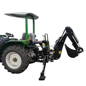 Fistter-Excavadora retroexcavadora de tractor agrícola, enganche de 3 puntos