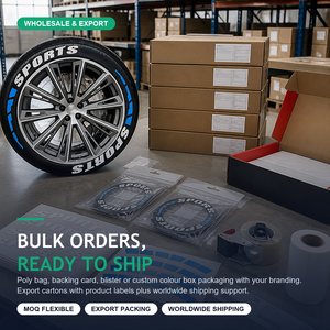 Kit de lettrage personnalisé <span class=keywords><strong>en</strong></span> PVC pour pneus, autocollants pour pneus de voiture, lettres OEM ODM, vente <span class=keywords><strong>en</strong></span> gros, accessoires de jantes pour ateliers de réparation automobile - Product Image 6