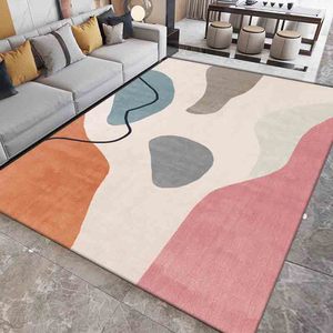 Tappeto Stampato Stile Nordico <span class=keywords><strong>per</strong></span> Soggiorno e Camera da Letto, Senza Necessità di Lavaggio, Copertura Completa del Pavimento, Tappetino <span class=keywords><strong>per</strong></span> Grandi Aree ad Uso Commerciale - Product Image 1
