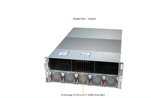 Série Or SYS-422GA-NRT |   Serveur GPU 4U DP Intel, système GPU PCIe double-racine 4U avec jusqu'à 8 GPU, fonctions IA, monté en rack - Product Image 3