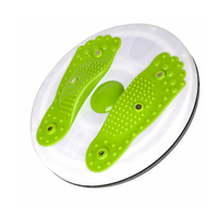 Disque de torsion de la taille en vente chaude, bleu et jaune, disque de torsion de la taille en pp, entraînement à domicile, rotation à 360 degrés