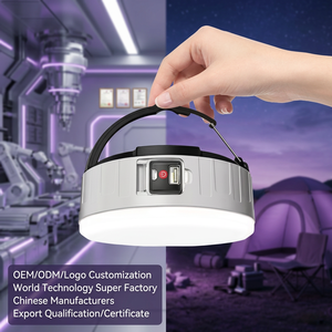 Linternas de Camping Recargables, Lámpara Solar USB Portátil, Luz LED Colgante para Tienda de Campaña, Luz Solar para Campamento, Luz LED - Product Image 1