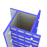 Encofrado de Acero para Construcción, Material Q235/Q355, Reutilizable, Portátil, Resistente a la Compresión