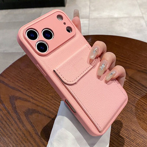 Étui portefeuille en cuir PU de luxe premium avec fentes pour cartes, antichoc, anti-rayures, compatible avec les téléphones mobiles - Product Image 3