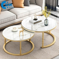Table basse moderne de luxe, plateau en dalle de pierre, texture marbrée, design minimaliste, cadre en métal, meubles de salon écologiques