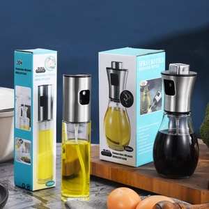 Accessori da Cucina, Bottiglia Spray per Insalata, Olio e Aceto in Vetro Premium per BBQ e Campeggio - Product Image 2