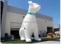 Modèle de chien géant gonflable personnalisé de dessin animé d'animal gonflable énorme