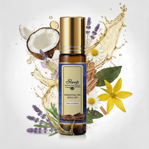 น้ำมันหอมระเหยสำหรับนอนหลับ สูตรสมุนไพรธรรมชาติ ช่วยผ่อนคลาย บรรเทาความเครียด กลิ่นลาเวนเดอร์ แบบโรลออน - Product Image 1