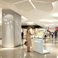 Kiosco Interactivo LCD de Autoservicio de 21.5 Pulgadas para Consultas de Información, Pantalla Publicitaria LCD para Museos, Centros Turísticos y Visitantes
