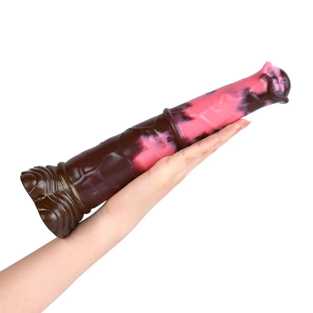NNSX N5116 Фэнтезийный фаллоимитатор, Лидер продаж, секс-игрушки для мужчин с реалистичным ощущением и загадочным красочным видом в светло-розовом и черном