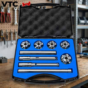 Juego de 5 Cortadores de Asientos de Válvula de Carburo de Alta Calidad para Autos y Motos Clásicos, 20 y 45 Grados, en Caja de Plástico - Product Image 2