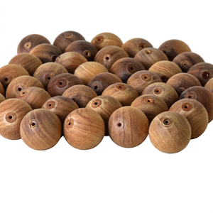Nuevas cuentas de sándalo de alta calidad de 20 mm, forma redonda, color marrón oscuro, pulsera Mala, Jap Mala, marca Riddhi Siddhi - Product Image 1