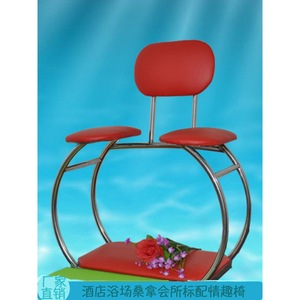 Silla de Ducha Roja de Acero Inoxidable 304 Antideslizante para Baño, Sauna, Masajes, Uso en Hoteles - Product Image 4