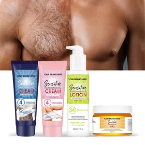 Oem Odm Cosmetica Privé Benen Ontharingscrème Gladde Ontharingscrème Wax Body Haarverwijderingscrème Set Voor Mannen En Vrouwen