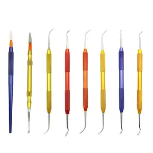 Kit di strumenti dentali per intaglio a cera per dentista laboratorio strumenti a mano