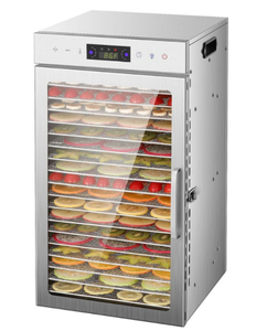 <span class=keywords><strong>Deshidratador</strong></span> de alimentos <span class=keywords><strong>eléctrico</strong></span> de acero inoxidable de 18 capas, 220V, máquina de deshidratación de frutas para pequeñas empresas para el hogar con componentes de núcleo de Motor - Product Image 1
