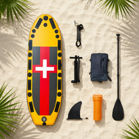 Planche de sauvetage SUP de nouvelle conception pour la pratique du surf, planche de sauveteur à vendre