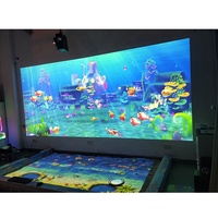 热销促销新技术惊艳室内儿童玩广告3D全息互动墙面地面投影