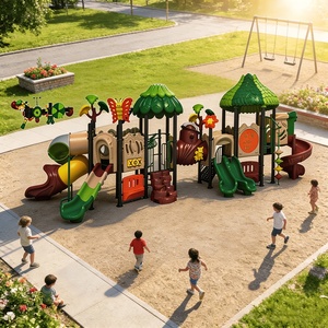 Tobogán para Patio Trasero de Casa de Playa, Acero Galvanizado Anticorrosión, Certificado CE - Product Image 2