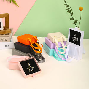 Accessori stampati personalizzati confezione regalo gioielli cassetto braccialetto orecchino collana anello confezione portagioie - Product Image 2