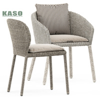 Chaises en aluminium Ensemble de tables Tables d'extérieur Meubles en rotin Bois Bois Métal Salle à manger Chaise de jardin moderne en aluminium