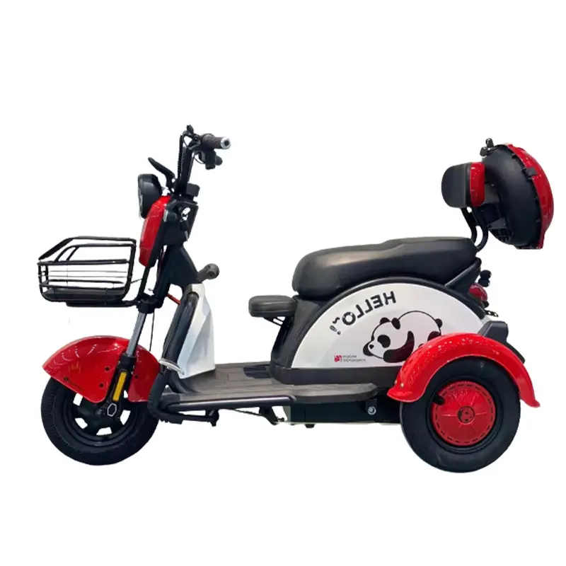 Alta qualità Trike moto Scooter anziani moto Cargo 3 ruote triciclo elettrico per adulti