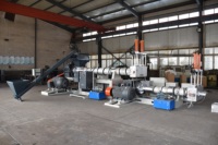 Ligne de granulation simple automatique de recyclage des déchets plastiques humides machine de granulation concassée PE pour LLDPE EVA PVC PC-nouvelle version