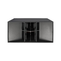 Caisson de basses professionnel AK218 double 18 pouces pour scène, réponse en fréquence 48Hz-380Hz, dimensions 121x59x75cm, idéal pour bars et soirées