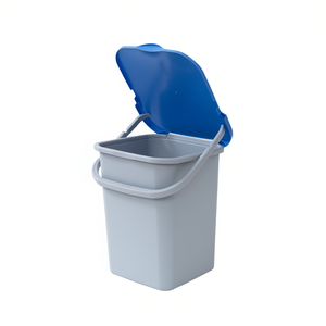 Contenedor de Reciclaje Rectangular Belli E Forti de 18 Litros, PP con Tapa, para Clasificación de Residuos de Cocina en Interiores - Product Image 1