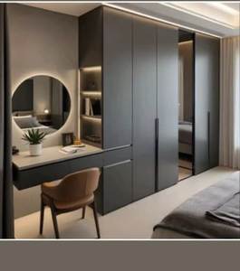 Balom Optimized Storage Home Furniture Modern Minimalist Sliding Door <strong>Wardrobe</strong> Top <strong>Cabinets</strong> Convertible Folding Feature for - Product Image 2