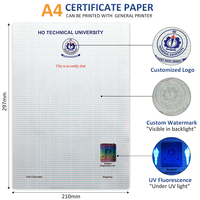 Certificado de Seguridad Personalizado YIKO, Certificado de Autenticidad en Papel con Sello Holográfico e Impresión de Número de Serie Láser