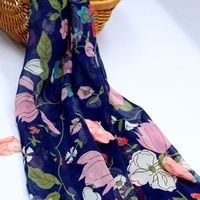 Tissu tulle 100% en soie à imprimés pour femmes, étoffe ultralégère pour confection de robes, georgette, fixation en soie, literie maison, bonne qualité