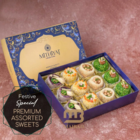 Boîte Cadeau Personnalisée Éco-Luxe pour l'Aïd Moubarak : Dégustation de Dattes, Truffes, Chocolats et Baklavas