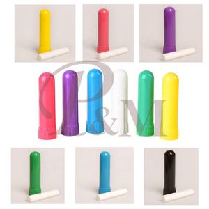 Tube nasal PM coloré DIY avec noyau en coton, bouchon nasal, tube d'<span class=keywords><strong>inhalation</strong></span> en plastique, tube d'emballage, aide à la pativité nasale - Product Image 2