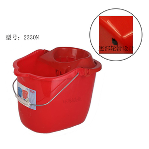 Botthom với bánh xe 15L nhựa lau xô với kim loại xử lý cho lau vắt - Product Image 4