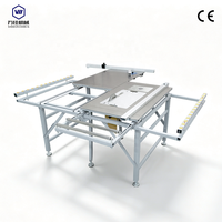 Scie à table coulissante pliante WANJIA WJ100S, rail linéaire haute précision, machine à découper le bois pour la fabrication de meubles, homologuée CE