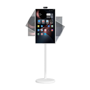 TV Móvil Android 12 con NFC de 32 Pulgadas, Soporte de Piso, Pantalla LCD Digital, Animación, TV Portátil <span class=keywords><strong>para</strong></span> Oficina, Centro Comercial y Hogar - Product Image 1