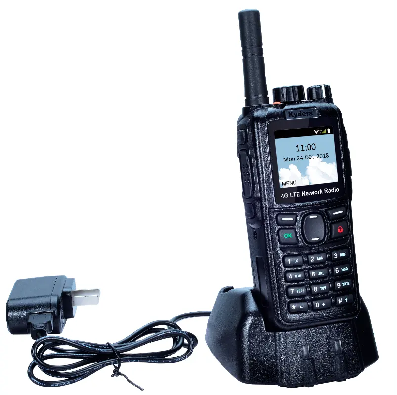 Kydera-walkie-talkie LTE-880G, 6000mAh, 4G, ptt, android, tarjeta sim, teléfono portátil, 500 millas