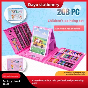 Ensemble de 208 stylos aquarelles en plastique, kit de dessin 150 couleurs, cadeau pour enfants - Vente en gros - Product Image 4