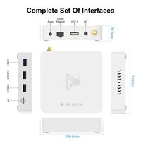 H96 Max M12 Amlogic S928X WiFi 6 1000M LAN AI Quad Core Reproductor Multimedia Android 4K Smart TV Box 128GB Pantalla Comercial EE. UU./Reino Unido