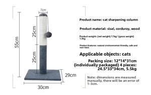 <span class=keywords><strong>Dr</strong></span>.Easy Hoogwaardige Moderne Luxe Ecologische Veilige Eenvoudig te Monteren Wand Sisal Kattenboom Kartonnen Verpakking Halloween - Product Image 2